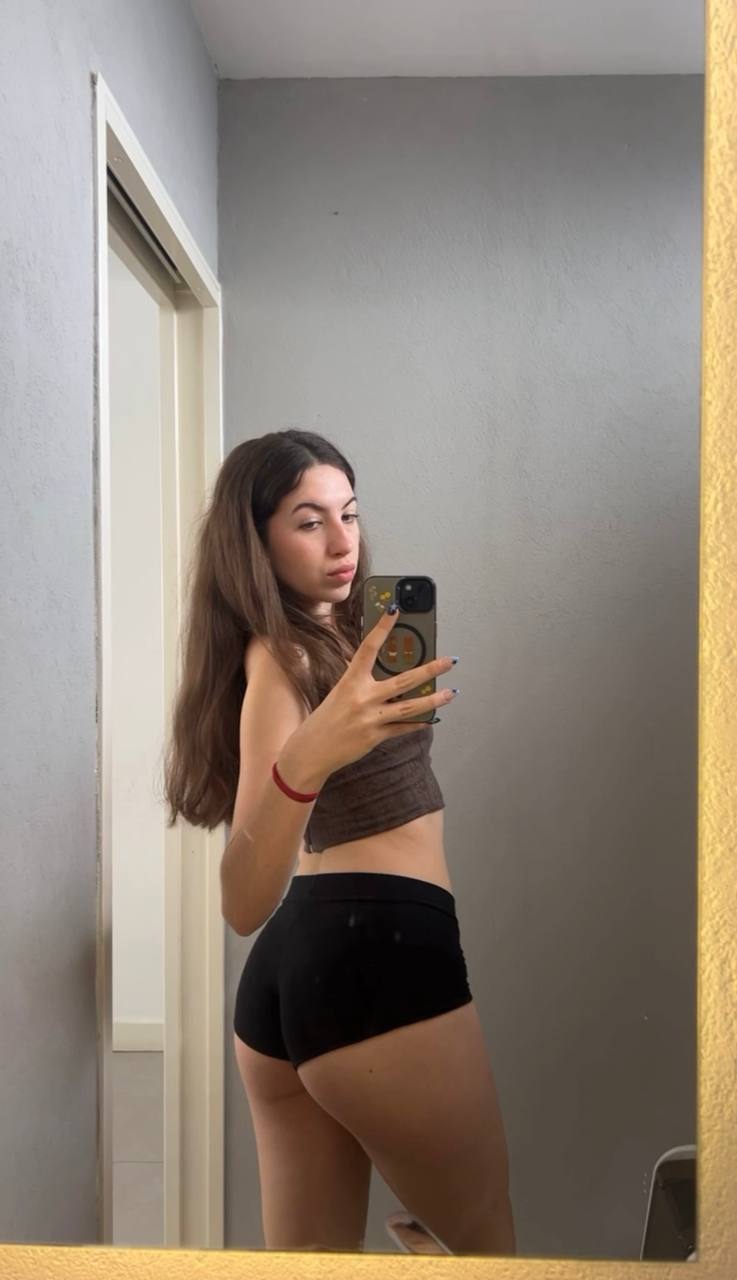 Amber in her underwear in Edmonton